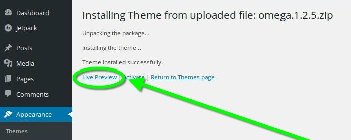 How to Install a WordPress Theme